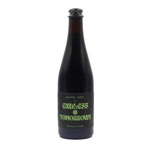 Endless Tomorrows barleywine bottle on white background