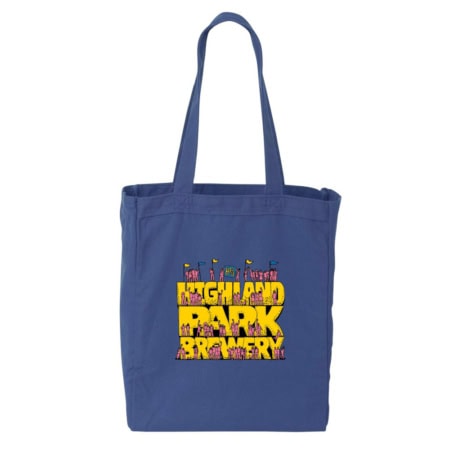 High 10 Anniversary tote, blue tote bag.