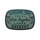 Fresh Los Angeles Lager Sticker in olive color.