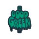 Highland Park Brewery 'Good Green' IPA sticker with bold green dripping letters on a black background.