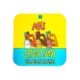 A vibrant Mas Chingona Sticker (2 pack) featuring three women of varied skin tones posing like Rosie the Riveter, with “MÁS CHINGONA” and “Highland Park Brewery, Los Angeles, California” on a blue and yellow background.