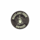 A glow-in-the-dark sticker (2 pack) for Highland Park Brewery featuring a wizard with a starry hat and beard, surrounded by stars and rays, with the brewery name in bold letters around the edge.