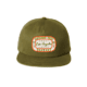 Fresh Los Angeles Lager Patch Baseball Hat in olive green with a colorful patch reading "Highland Park Brewery, Fresh Los Angeles Lager" and palm tree illustrations on each side.