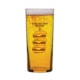 The Burger Burger Tumbler is a pint glass featuring amber beer with bubbles and a printed design of three stacked burgers, plus the "Highland Park Brewery" text above.