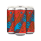 Three DDH Jumbo Timbo cans from a 4 pack are arranged in a row against a white background. Each can features bold, colorful abstract art with red labels, blue hands playing a guitar, and the letters "HB" and "TDH.