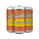 Four cans of Fresh Friends: Jackson beer with bright red and yellow comic-style labels featuring the word "JACKSON" in bold, surrounded by stars and bursts, on a white background.