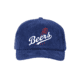 The Beers! Corduroy Hat is a blue baseball cap featuring “Beers” and a red bottle cap graphic embroidered on the front.