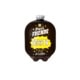 A dark brown bottle labeled “Fresh Friends: Fresh Hop Strata (10L Oneway Recyclable Keg)” with yellow and white text and star accents on a white background.
